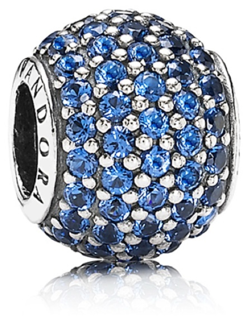 Pandora Blue Pavé Lights Bead Charm 791051NCB (retired)